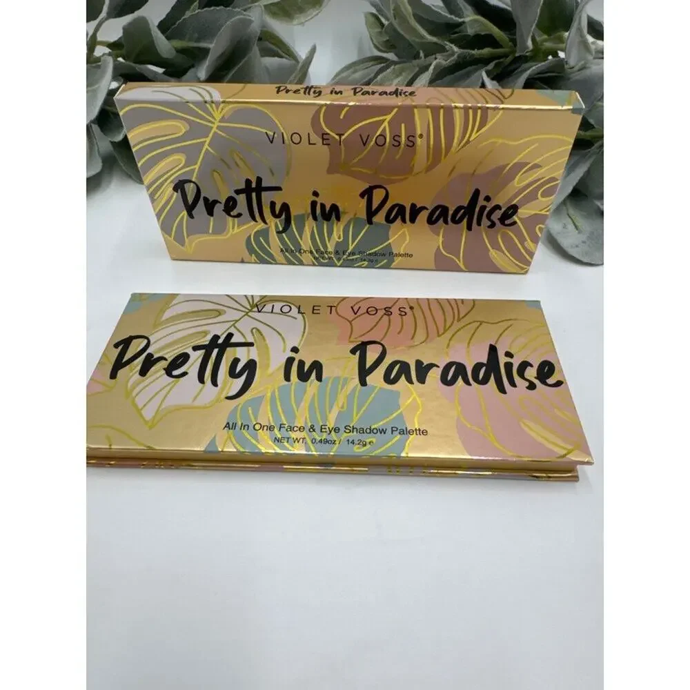 Violet Voss Pretty in Paradise Face & Eye Palette NIB | Tropical Glow